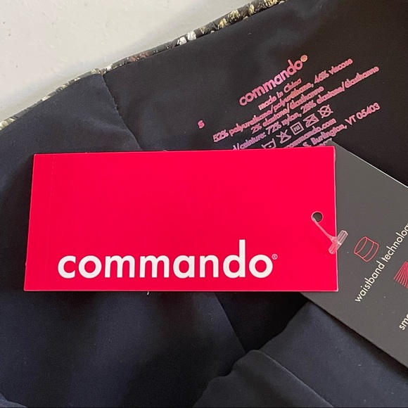 Commando NWT Faux Leather Leggings Olive Snake 12”Rise Sz.Sm - Picture 14 of 14